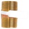Homeplus+ ATC 1 in. MPT X 1 in. D MPT Yellow Brass Nipple 2 in. L 6JC126300201056 - alternate 1